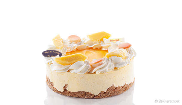 Bavaroisetaart mango passievrucht