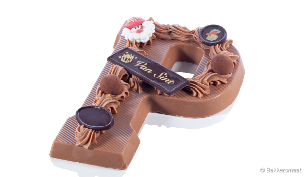 Chocoladeletter melk groot in luxe verpakking
